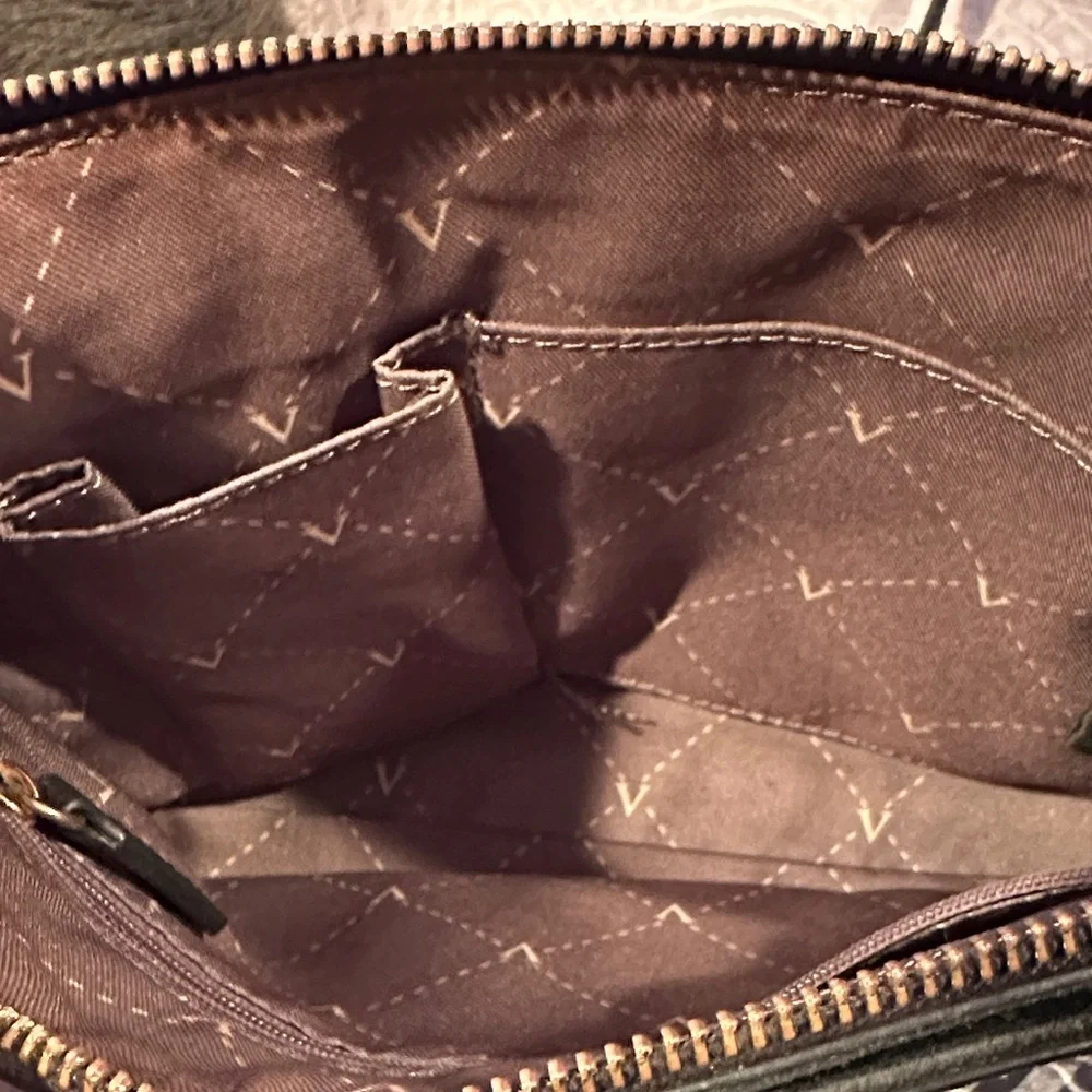 Vince Camuto Black Leather Crossbody Bag - Picture 4 of 9